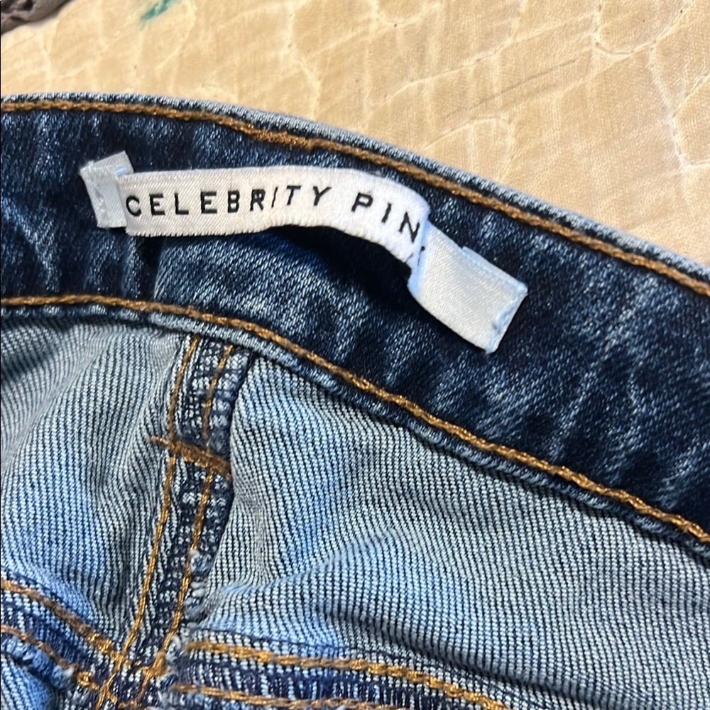 Distressed Blue Jeans - Picture 3 of 4